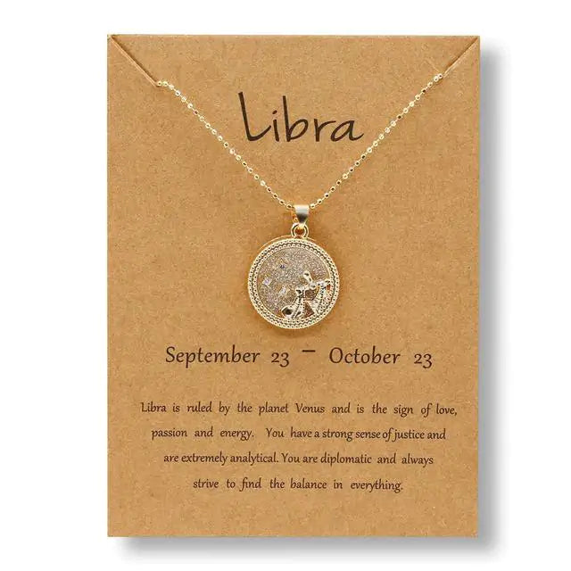 Zotar Zodiac Sign Necklace: Embrace Your Cosmic Identity