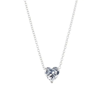 Crystal Heart Necklace: Sparkle with Timeless Elegance