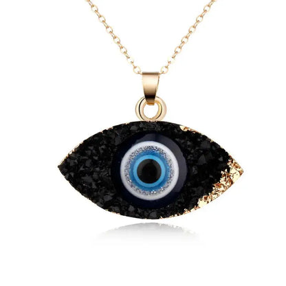 Turkish Evil Eye Pendant Necklace: A Bohemian Charm with Protection