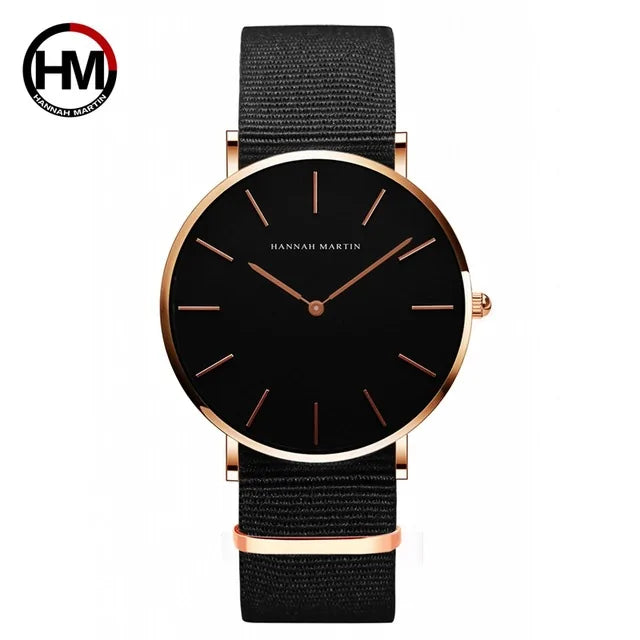 Elegance Meets Precision: Rose Gold Dial Leather Watch