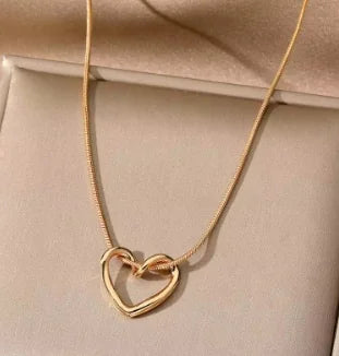 Love Heart Pendant Necklace: Romantic Simplicity with Modern Flair