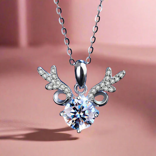 Moissanite Deer Diamond Necklace: A Captivating Symbol of Love