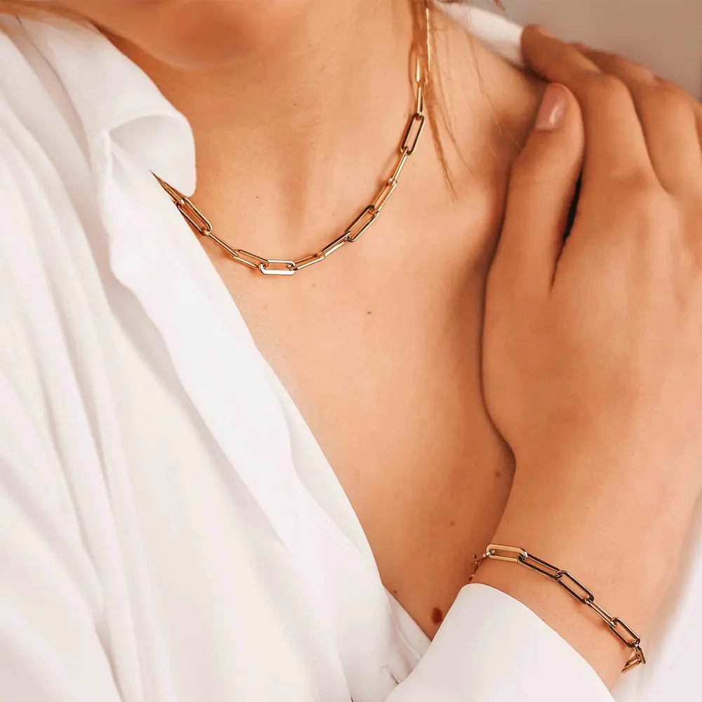 Paperclip Stainless Steel Necklace: Effortless Elegance for Every Occasion