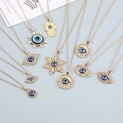 Blue Evil Eye Charm Necklace: A Symbol of Protection and Glamour