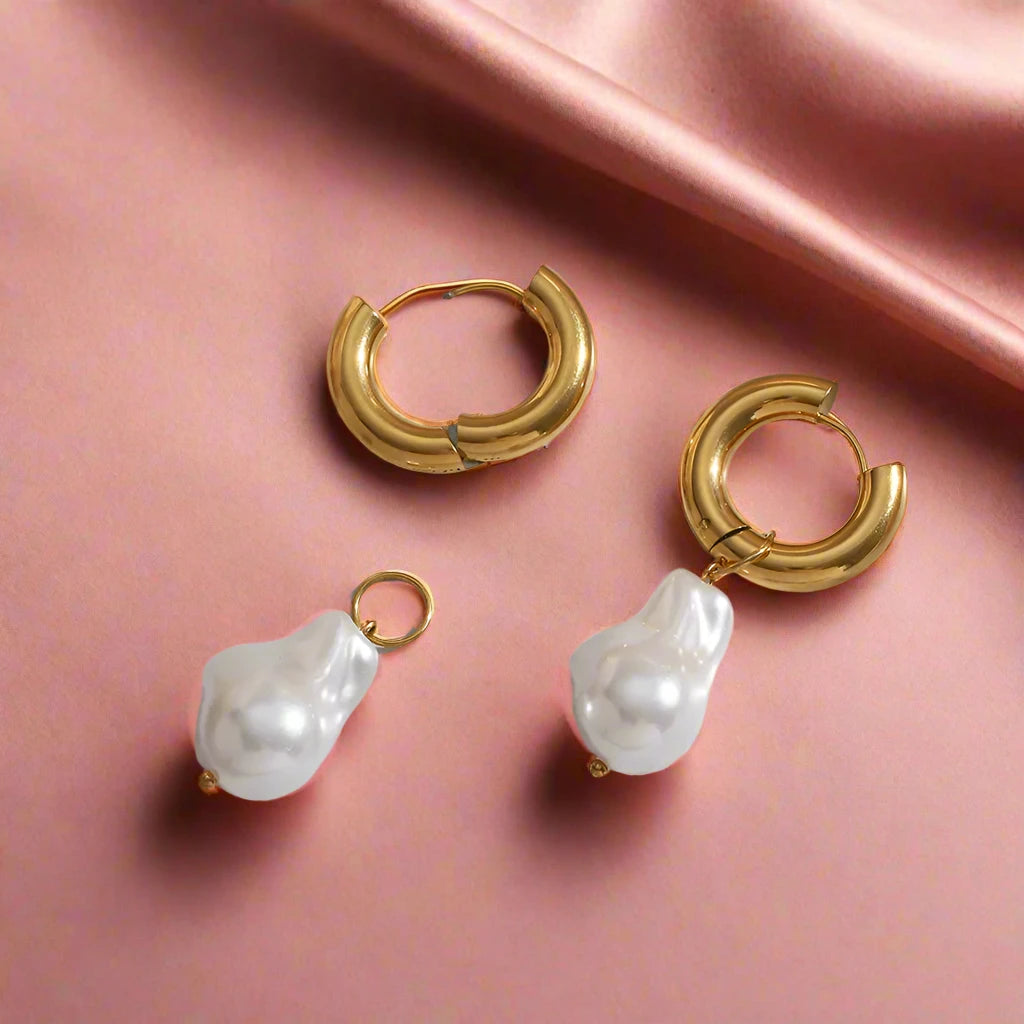 Pendientes de gota de agua Layla: elegancia atemporal y encanto personalizable