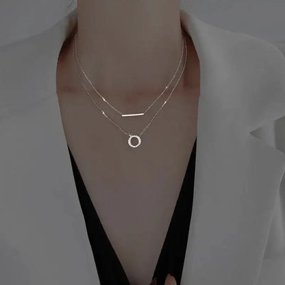 Exquisite Clavicle Chain Necklace: Timeless Elegance