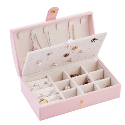 Gleeft® Double Layer Jewelry Box: Safe And Stylish