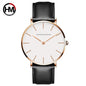 Elegance Meets Precision: Rose Gold Dial Leather Watch