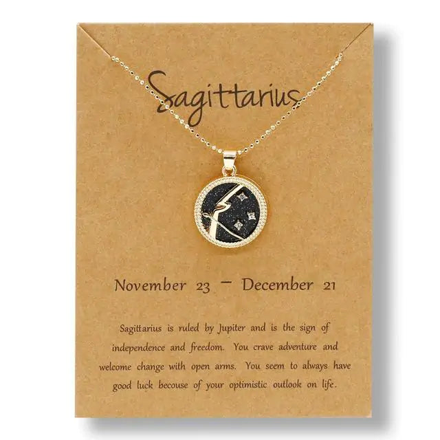 Zotar Zodiac Sign Necklace: Embrace Your Cosmic Identity