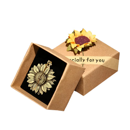 Hidden Message Sunflower Necklace: A Personal Touch to Brighten Your Style