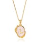 Vibrant Initial Pendant Necklace: Where Style Meets Sparkle