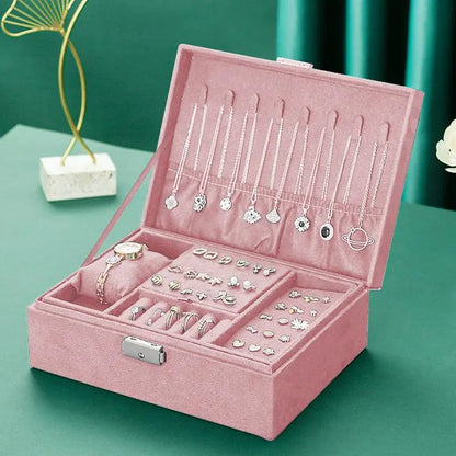 Velvet Jewelry Organizer Box: A Touch Of Sophistication