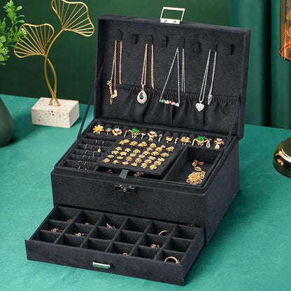 Velvet Jewelry Organizer Box: A Touch Of Sophistication