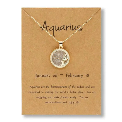 Zotar Zodiac Sign Necklace: Embrace Your Cosmic Identity