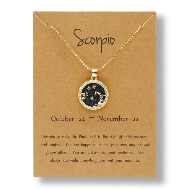 Zotar Zodiac Sign Necklace: Embrace Your Cosmic Identity