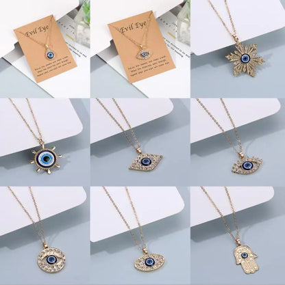 Blue Evil Eye Charm Necklace: A Symbol of Protection and Glamour