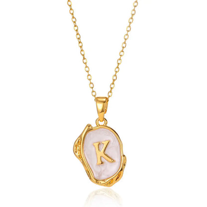 Vibrant Initial Pendant Necklace: Where Style Meets Sparkle