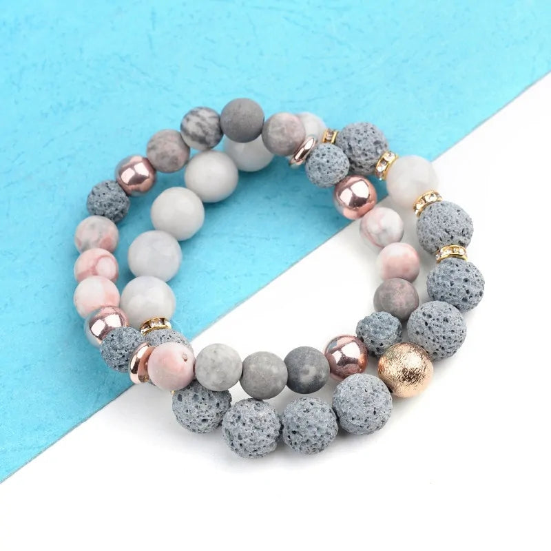 Lava Rock Stone Bracelet: Style Meets Grounding Energy