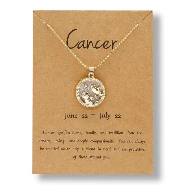 Zotar Zodiac Sign Necklace: Embrace Your Cosmic Identity