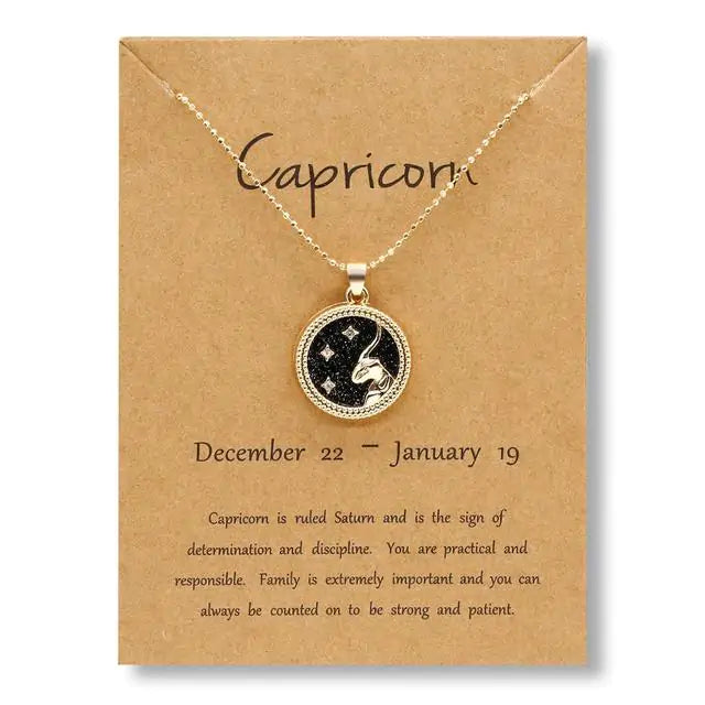 Zotar Zodiac Sign Necklace: Embrace Your Cosmic Identity