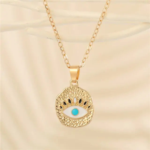 Crystal Turkish Eye Necklace: A Symbol of Protection and Elegance