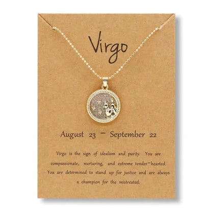 Zotar Zodiac Sign Necklace: Embrace Your Cosmic Identity