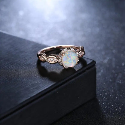 Rainbow Opal Ring: A Dazzling Touch of Magic