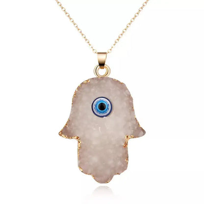 Turkish Evil Eye Pendant Necklace: A Bohemian Charm with Protection