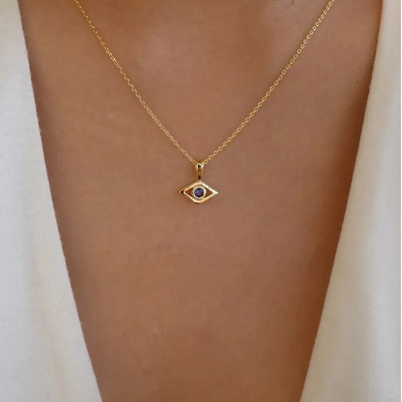 Blue Evil Eye Charm Necklace: A Symbol of Protection and Glamour