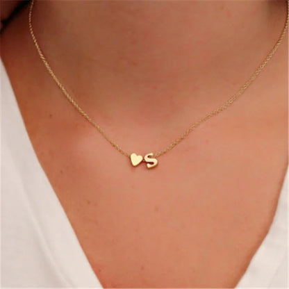 Tiny Heart Initial Necklace: A Personalized Touch of Elegance