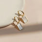 Square Elegance Earrings: Timeless Sparkle for Every Occasion