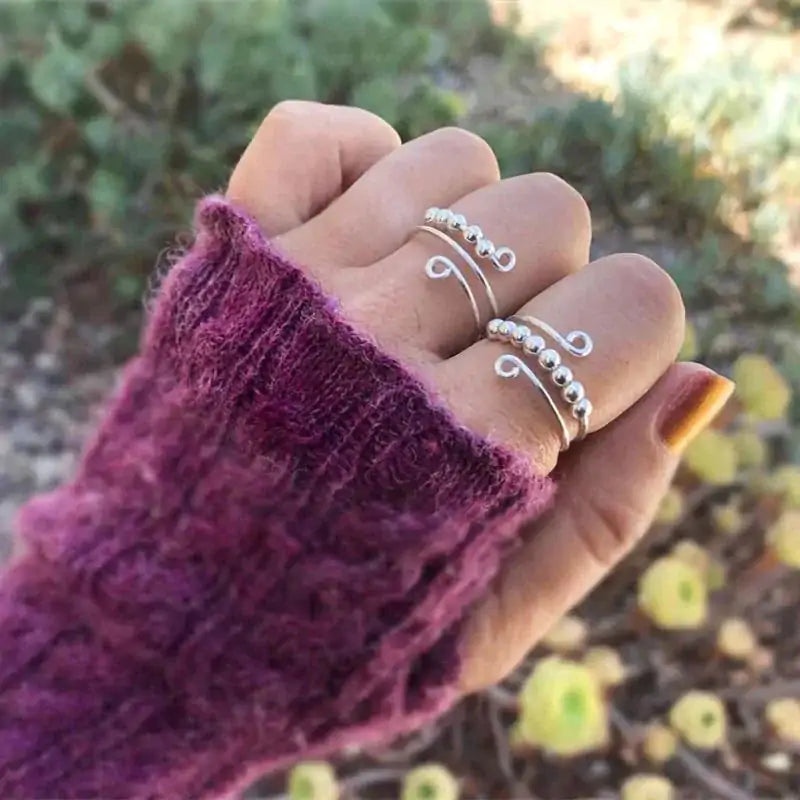 Beads Anxiety Ring: A Touch of Calm in Every Moment