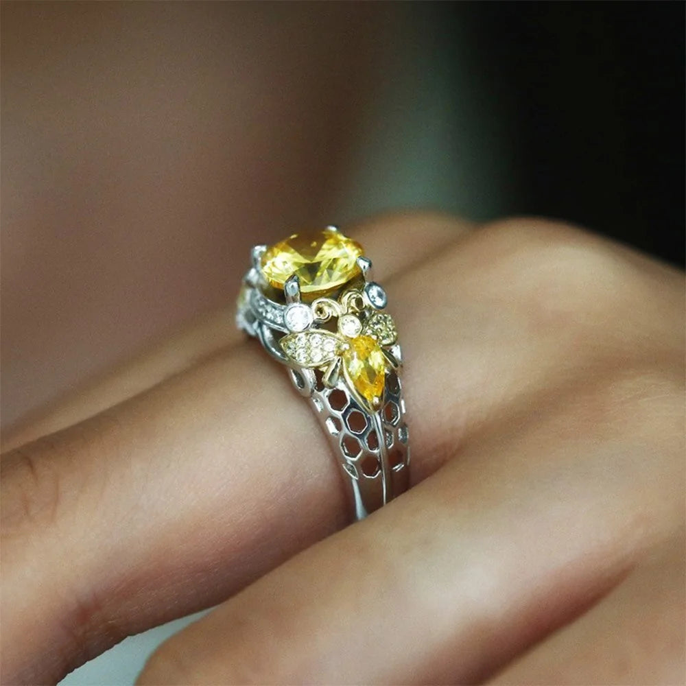 Queen Bee Ring: Regal Charm and Timeless Elegance