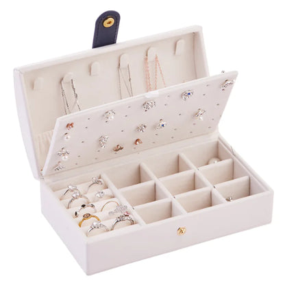 Gleeft® Double Layer Jewelry Box: Safe And Stylish