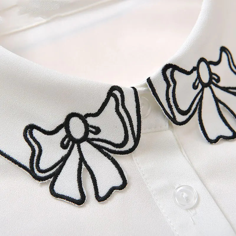 Embroidery Collar Shirt: Perfect Blend of Sophistication and Style