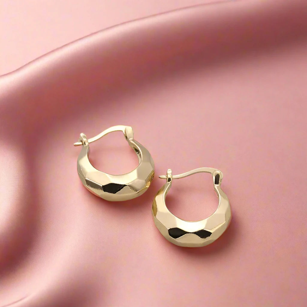 Statement Geometric Hoop Earrings: Bold and Elegant