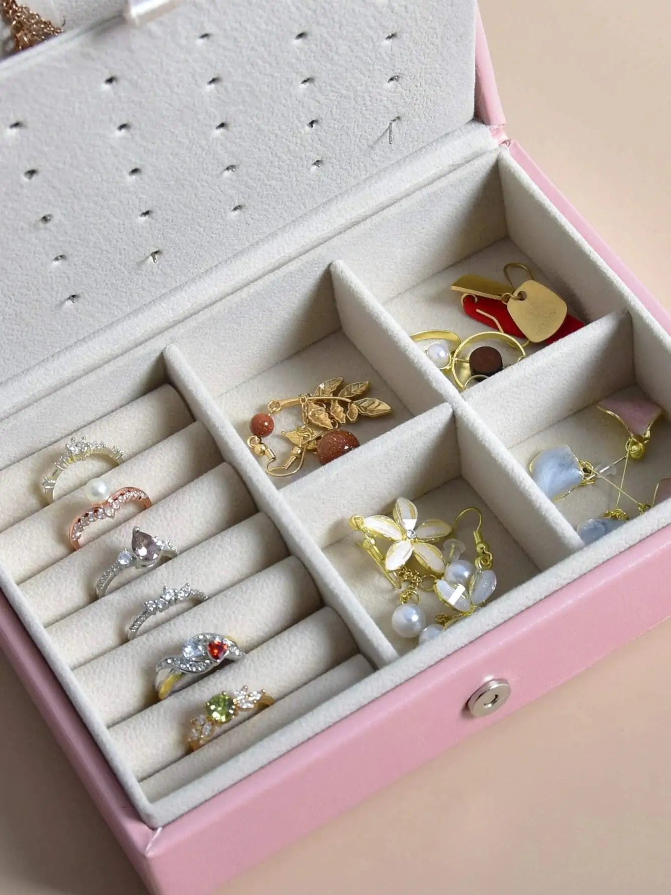 Gleeft® Double Layer Jewelry Box: Safe And Stylish