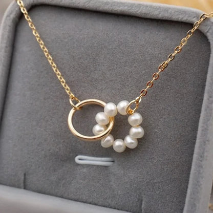 Titanium Steel Pearl Necklace: Embrace Elegance and Versatility