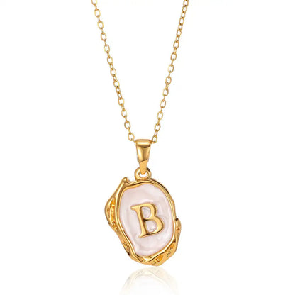 Vibrant Initial Pendant Necklace: Where Style Meets Sparkle