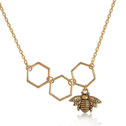 Collar y cadena de nido de abeja: la elegancia natural se une a la sofisticación atemporal