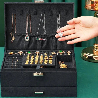 Velvet Jewelry Organizer Box: A Touch Of Sophistication