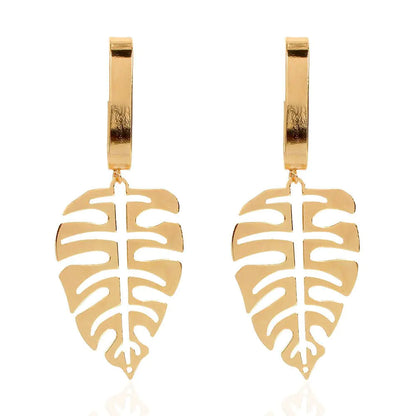 Golden Leaf Dangle Earrings: Timeless Elegance for Every Occasion